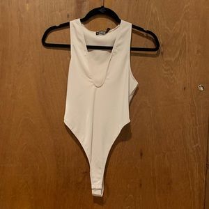 Rehab Beige Bodysuit Size Small!